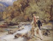 John Frederick Lewis, Piscator look you now,you see him plain bring hither the landing net a good one,sixteen inches long See lzaak Walton (mk47)